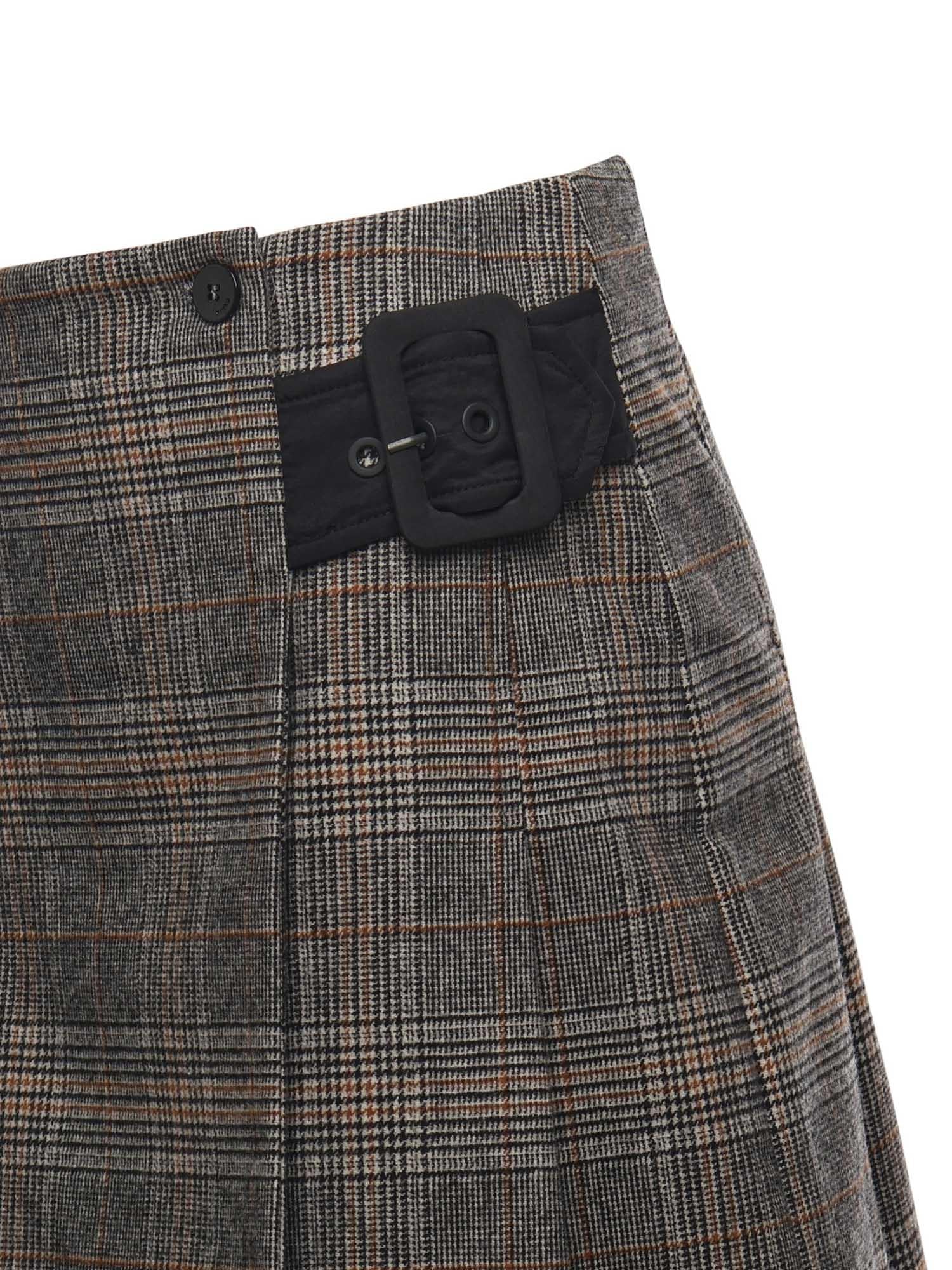 Minigonna consolata in check 106076 A2ZZPIP PINKO 