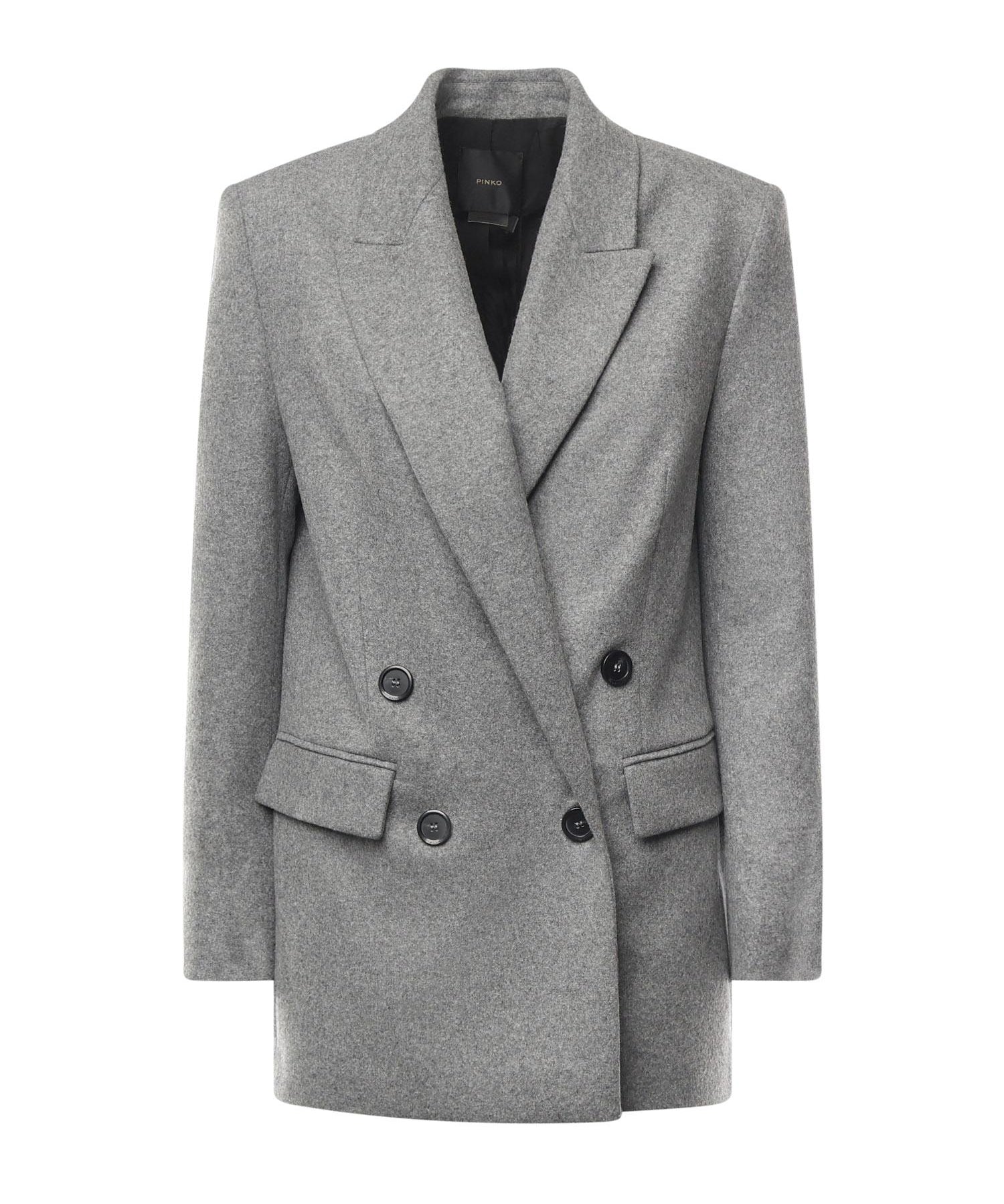 Giacca doppiopetto in misto lana 106099 A2ZUI76 PINKO 