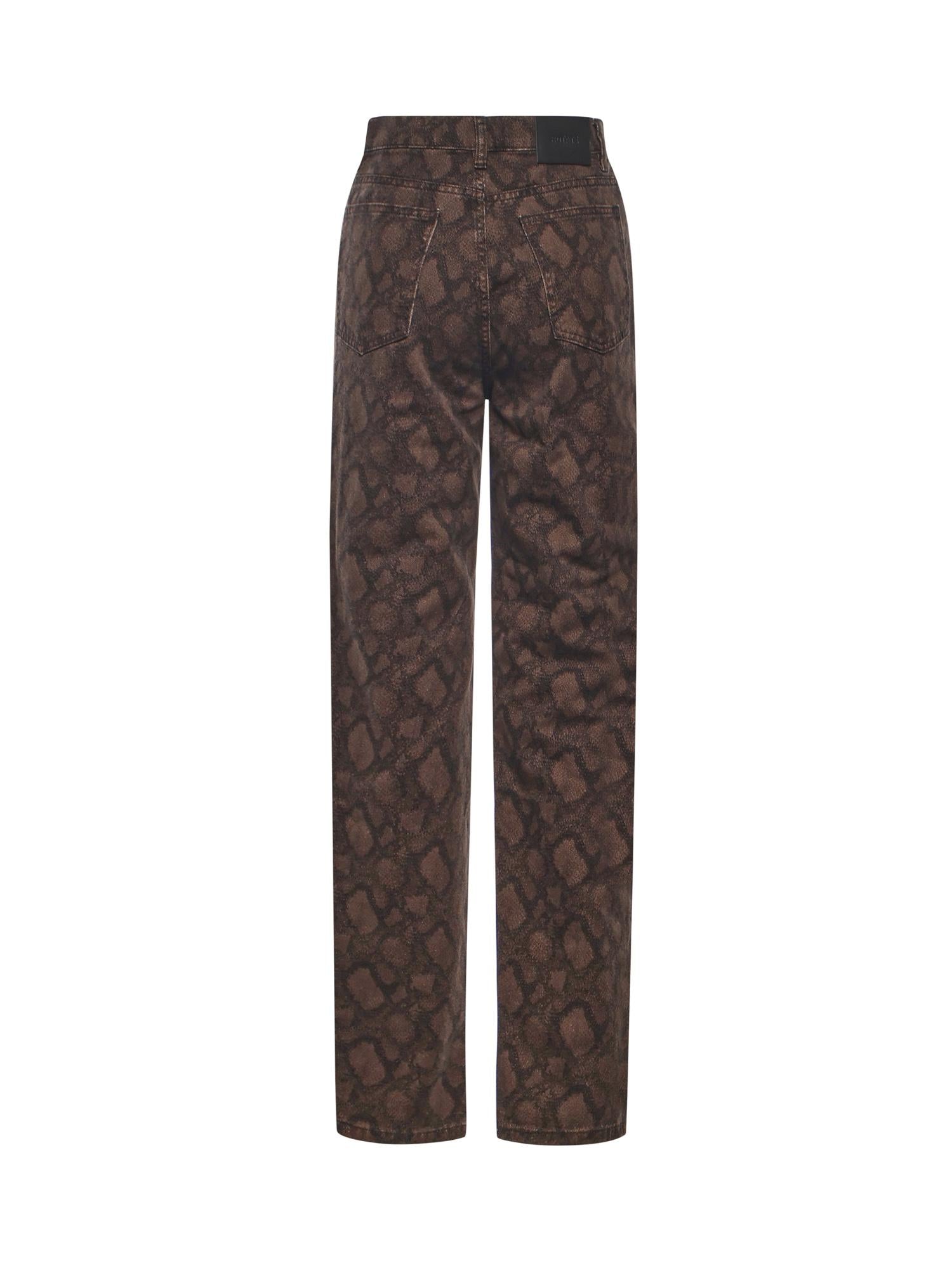 Jeans dritti con stampa all-over 115000 3074 ROTATE 