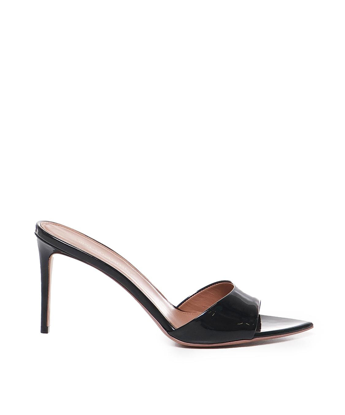 Mule Alixia in vernice<BR/> ALIXIA80 VERNICENERO GIULIANO GALIANO 