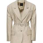 Giacca monopetto beige 104887 A2EJD18 PINKO 