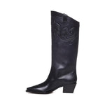 Stivali camperos Sienna SIENNA NAPPA LEATHERVEGGY BLACK MAISON SKORPIOS 