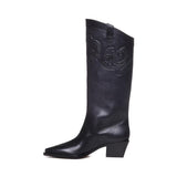 Stivali camperos Sienna SIENNA NAPPA LEATHERVEGGY BLACK MAISON SKORPIOS 