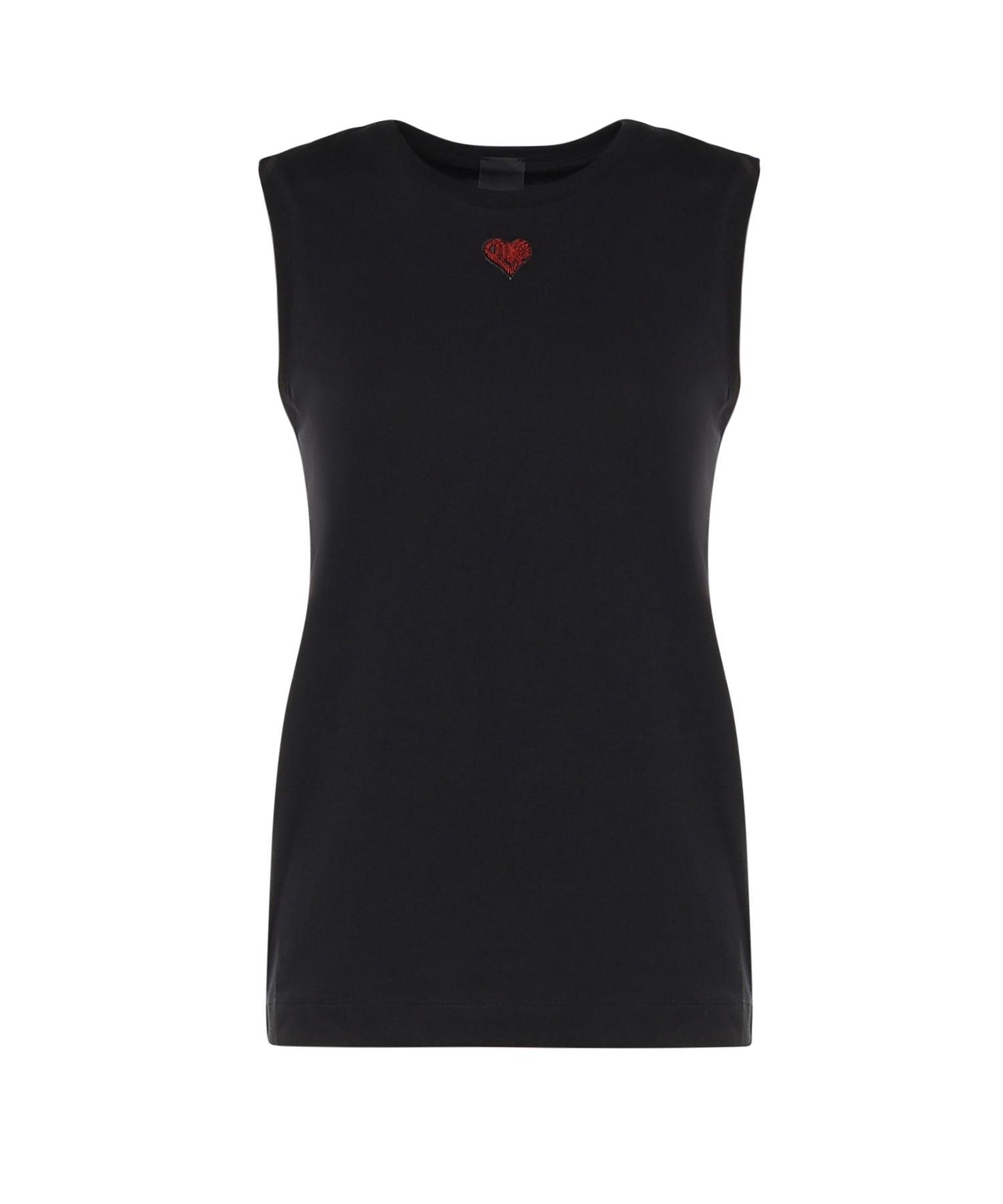 Tank top in jersey di cotone 105741 A326Z99 PINKO 