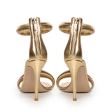 Sandali Bijoux in pelle metallizzata G61635 15RICNPSMEKO GIANVITO ROSSI 