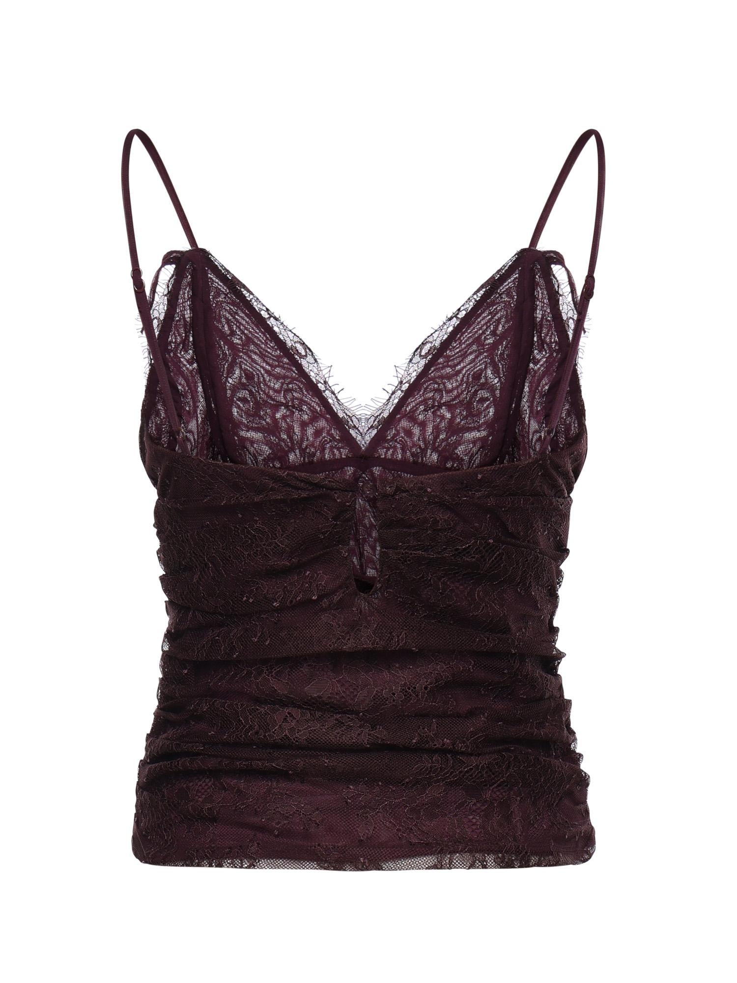 Top in pizzo floreale 106726 A378R57 PINKO 