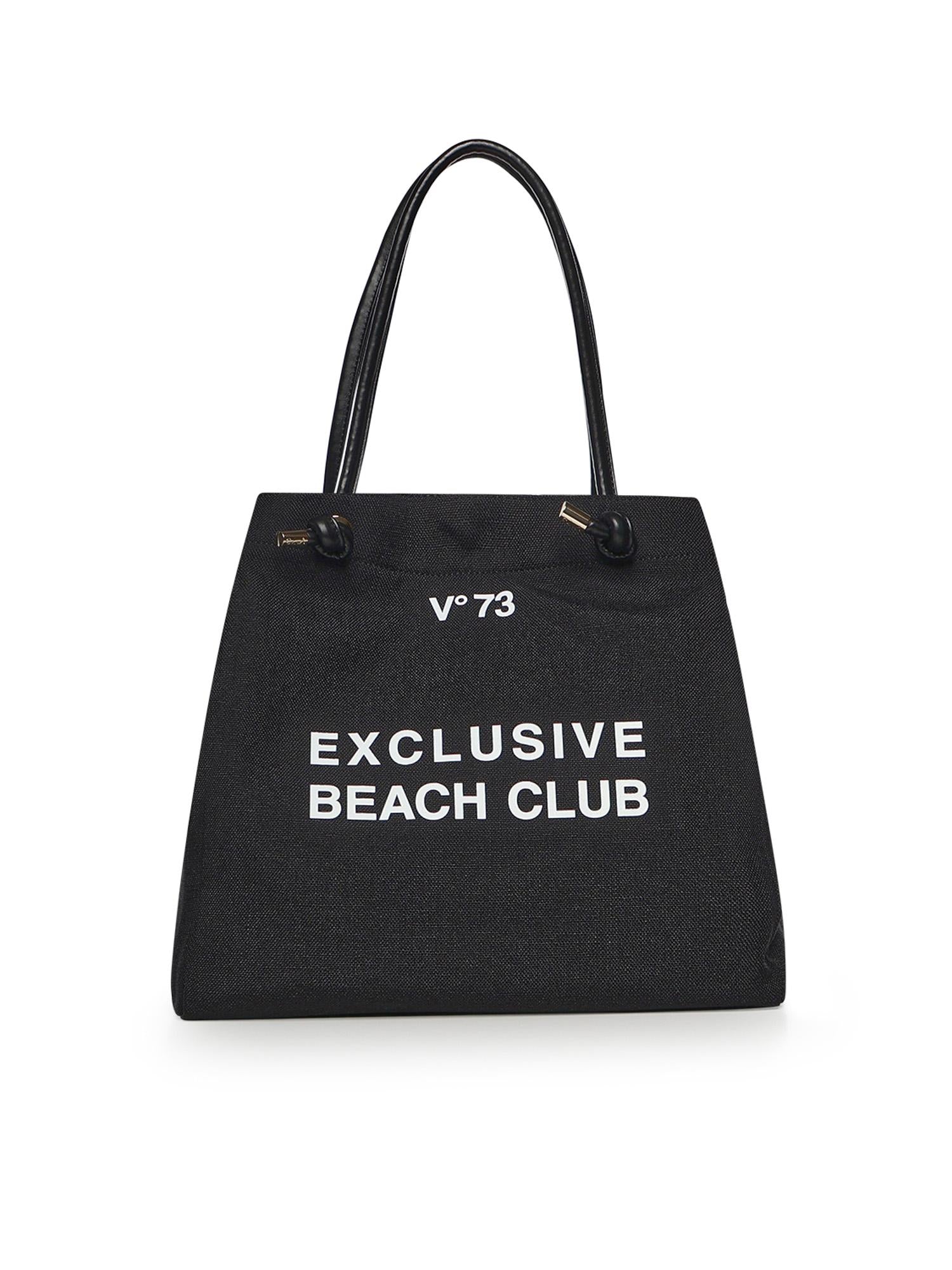 Borsa Exclusive con logo 73BS9QM01 EXCLUSIVENERO V° 73 