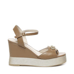Sandali zeppa in pelle SA5117P0102S1853  LIU JO 