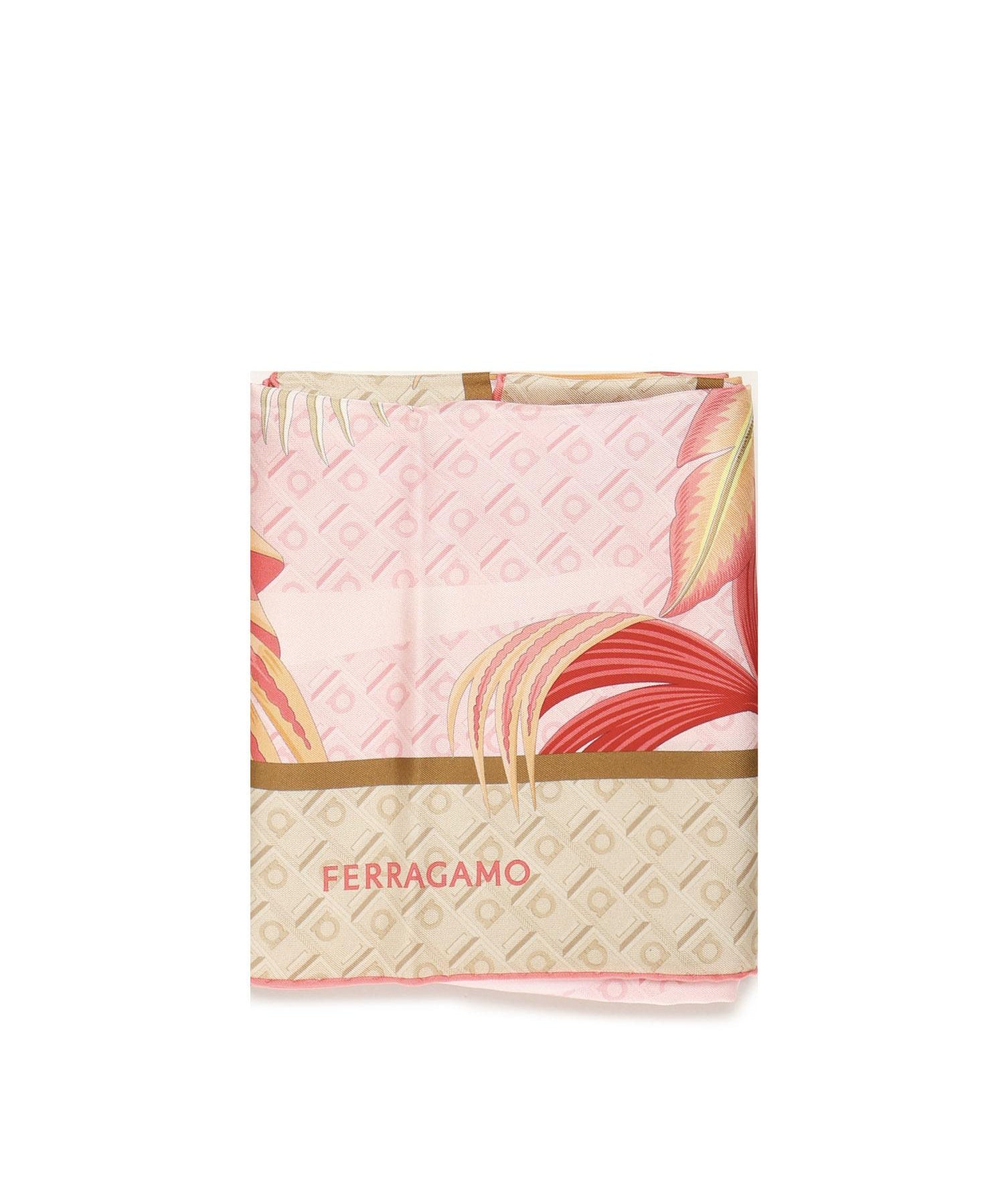 Foulard in seta con stampa 310215 785337004 FERRAGAMO 