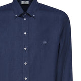 Camicia in denim con logo MRIB0004 99SA531X0883 ETRO 