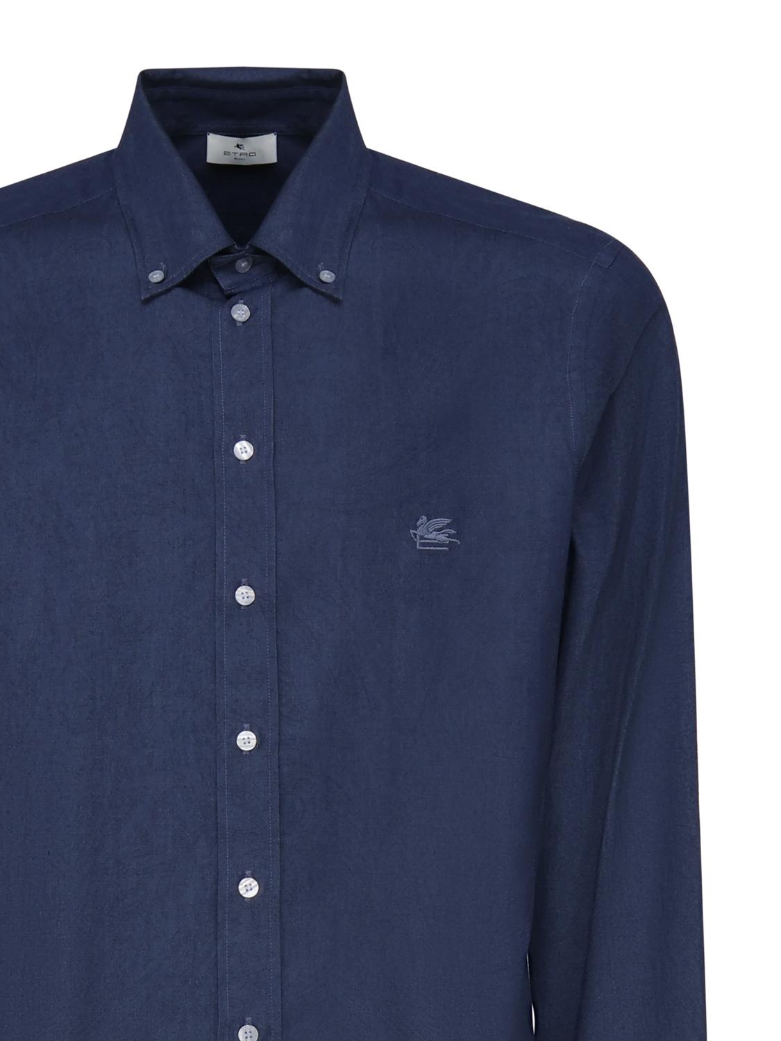 Camicia in denim con logo MRIB0004 99SA531X0883 ETRO 