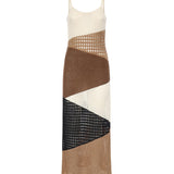 Abito lungo in maglia VSKD13069  INSPIRED BY AKEP 