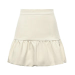 Minigonna con balza 105767 A2QVZ00 PINKO 