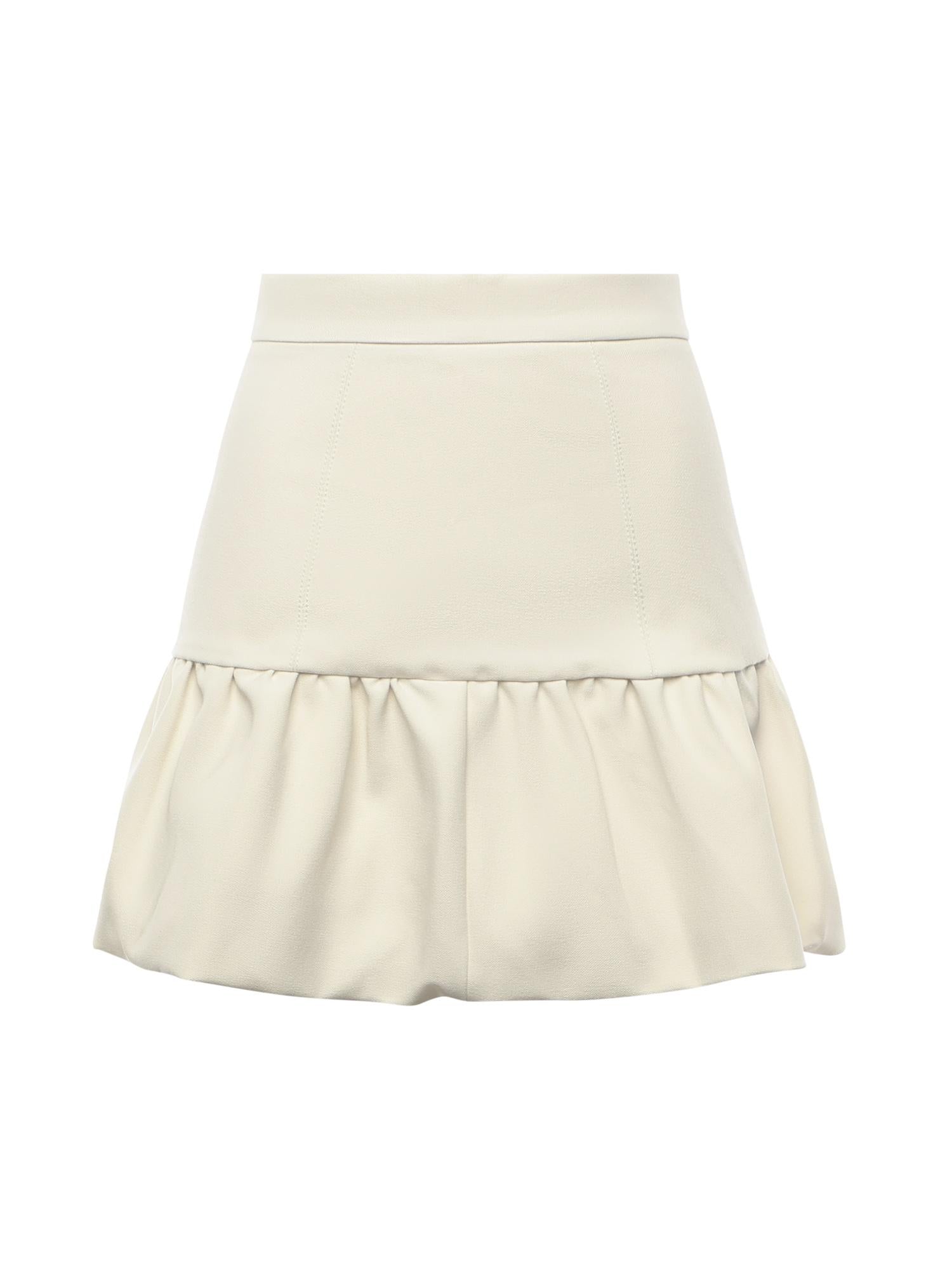 Minigonna con balza 105767 A2QVZ00 PINKO 