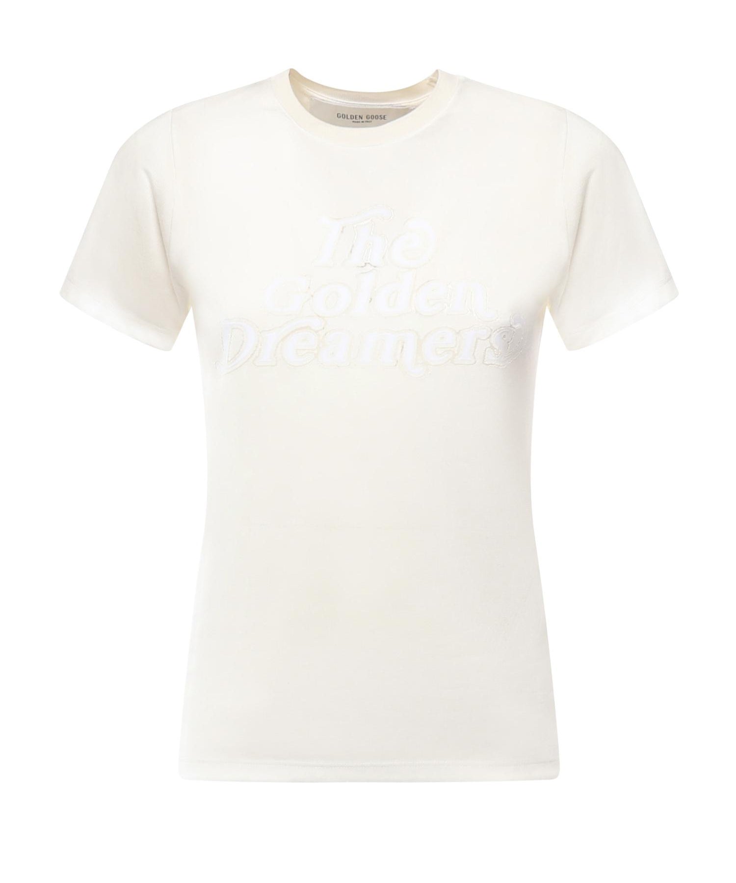 T-shirt con stampa GWP02322 P00211611616 GOLDEN GOOSE 