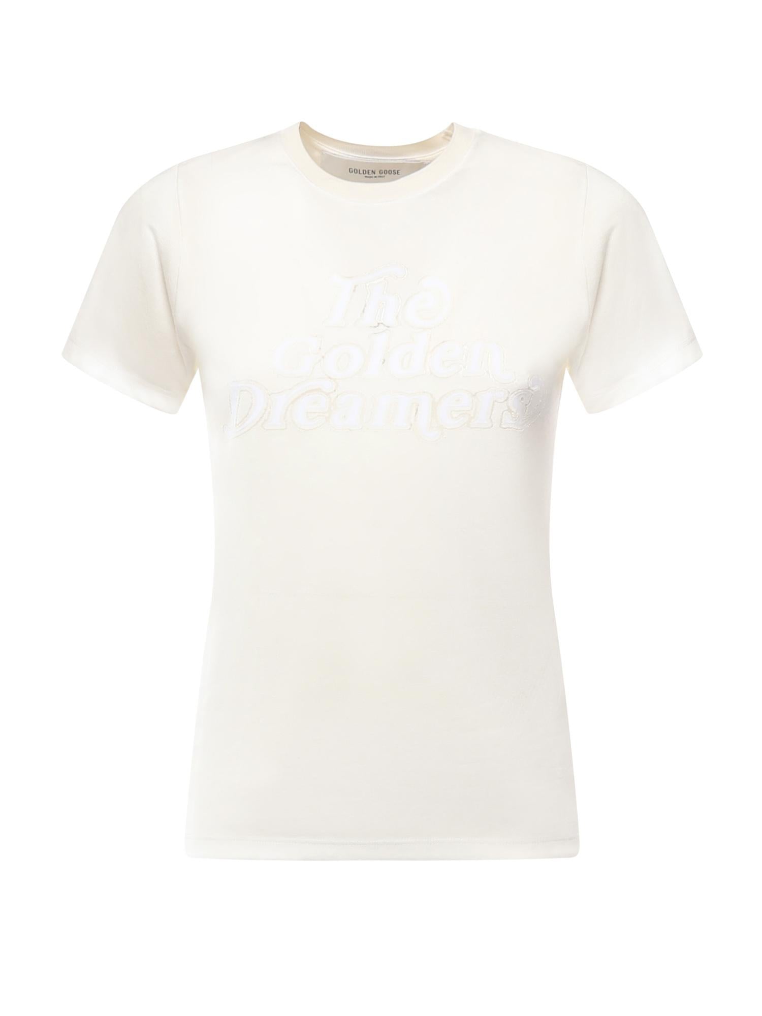 T-shirt con stampa GWP02322 P00211611616 GOLDEN GOOSE 