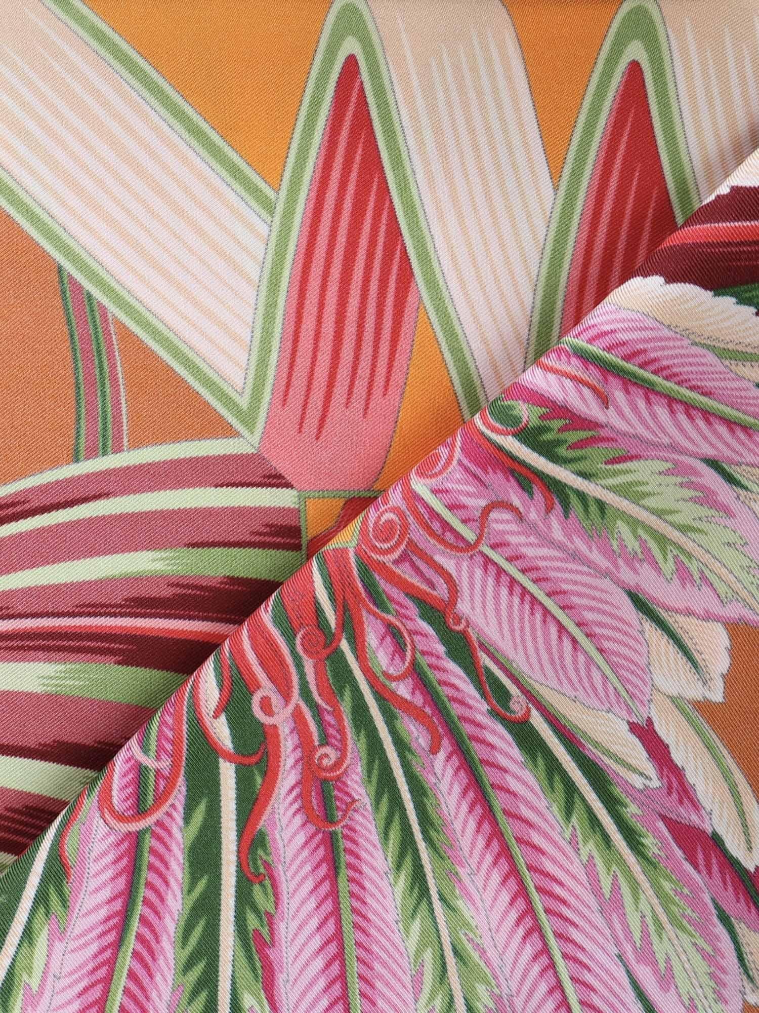 Foulard in seta con stampa 310216 785343006 FERRAGAMO 