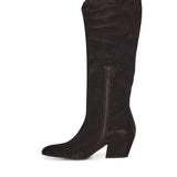 Stivali in camoscio C46 FONDENTE UAU 