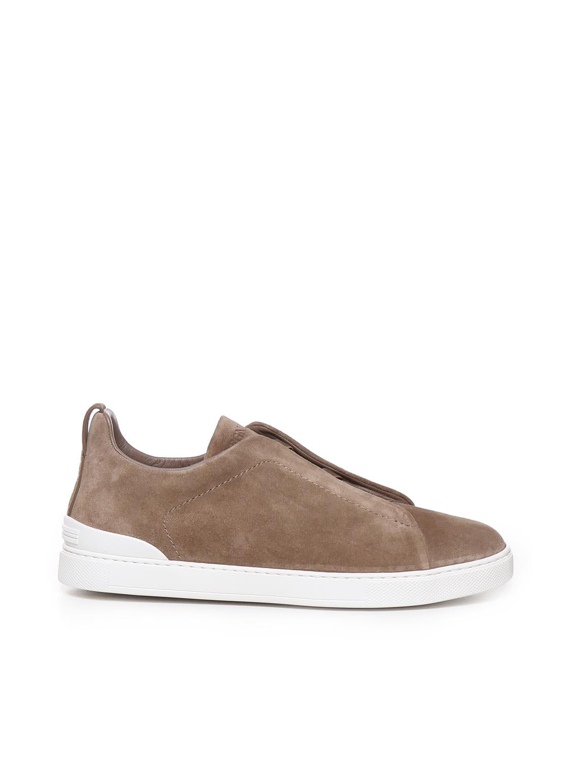 Sneaker Triple Stitch in Suede LHSOY S4667ZCOC ZEGNA 
