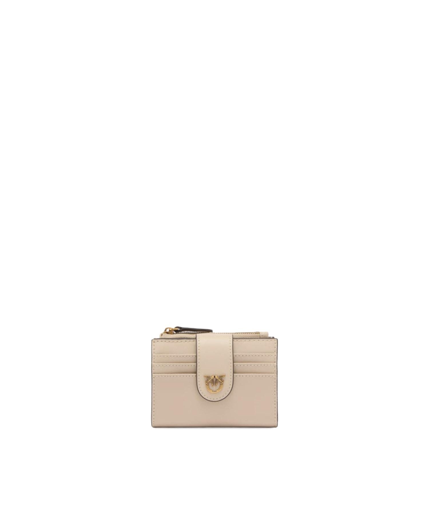 Portafoglio in pelle con logo 103610 A0F1C50Q PINKO 