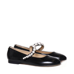 Ballerine in pelle lucida con perle S0737 010SPAB02 MACH & MACH 