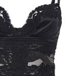 Top con reggiseno in pizzo e raso O7A33T ON07VN0000 DOLCE & GABBANA 