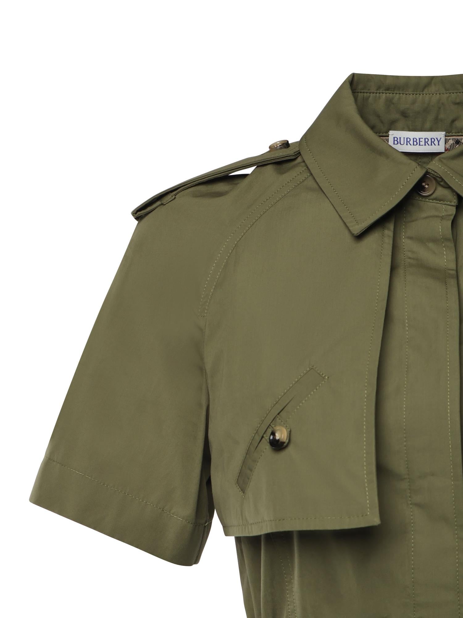 Abito trench in popeline di cotone 8117709 C1424 BURBERRY 