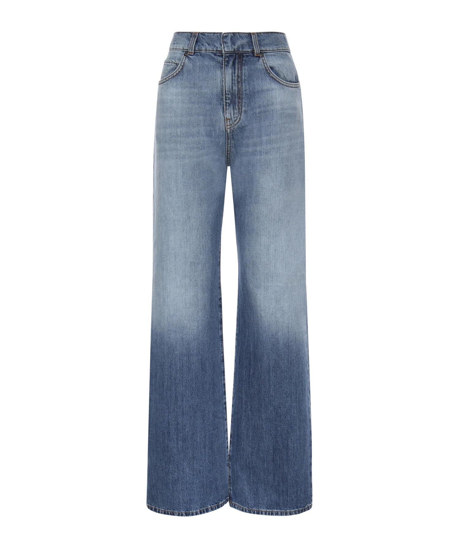Jeans wide leg in denim 101733 A323PJO PINKO 