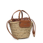 Mini bag Vanna con logo 73BS9N202 VANNACUOIO/NATURALE V° 73 