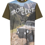 T-shirt con stampa frontale K14018C00003 89AB9816 MONCLER GENIUS 