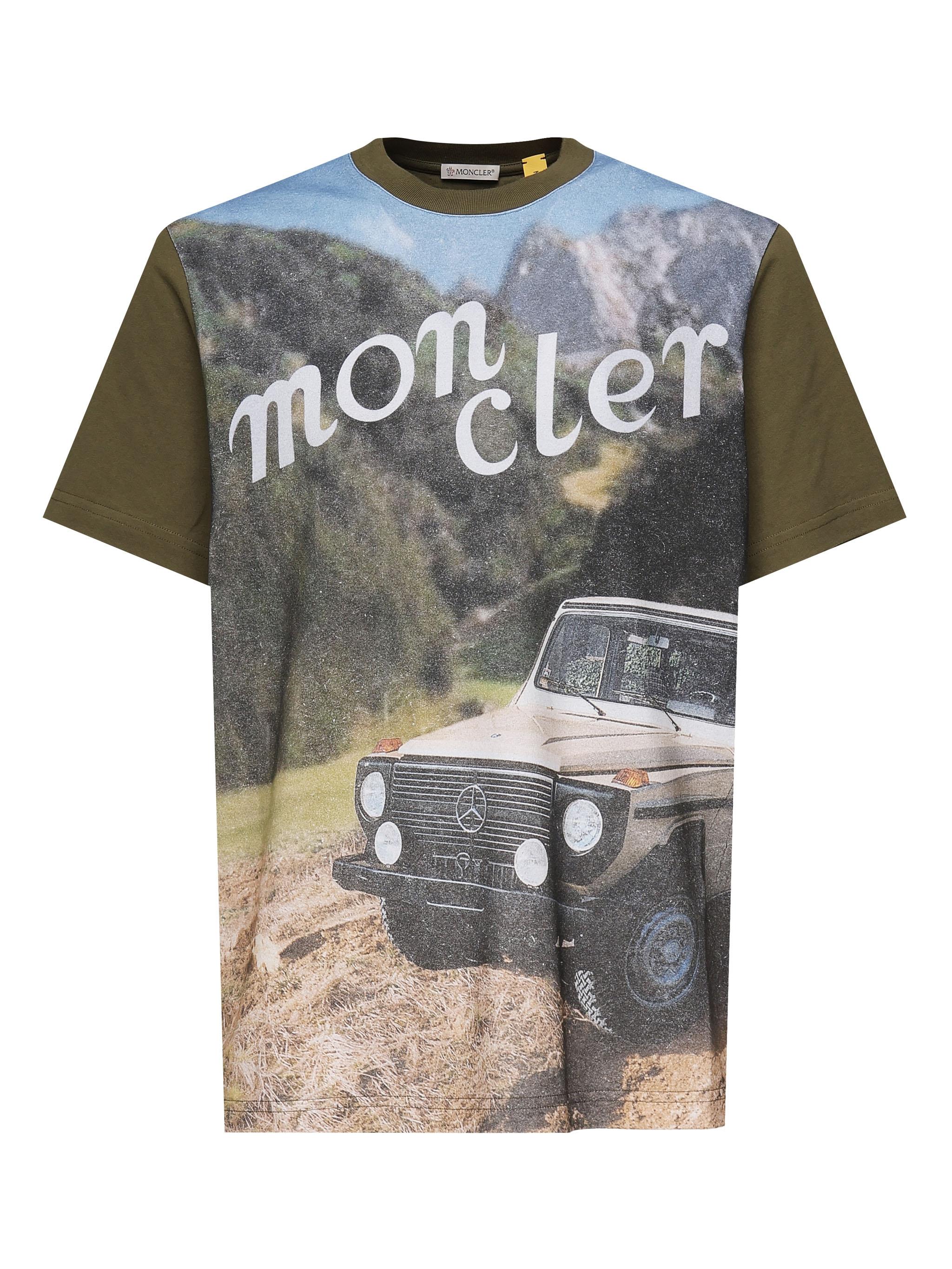 T-shirt con stampa frontale K14018C00003 89AB9816 MONCLER GENIUS 