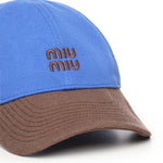 Cappello da baseball in drill 5HC369 2CWCF0IX2 MIU MIU 