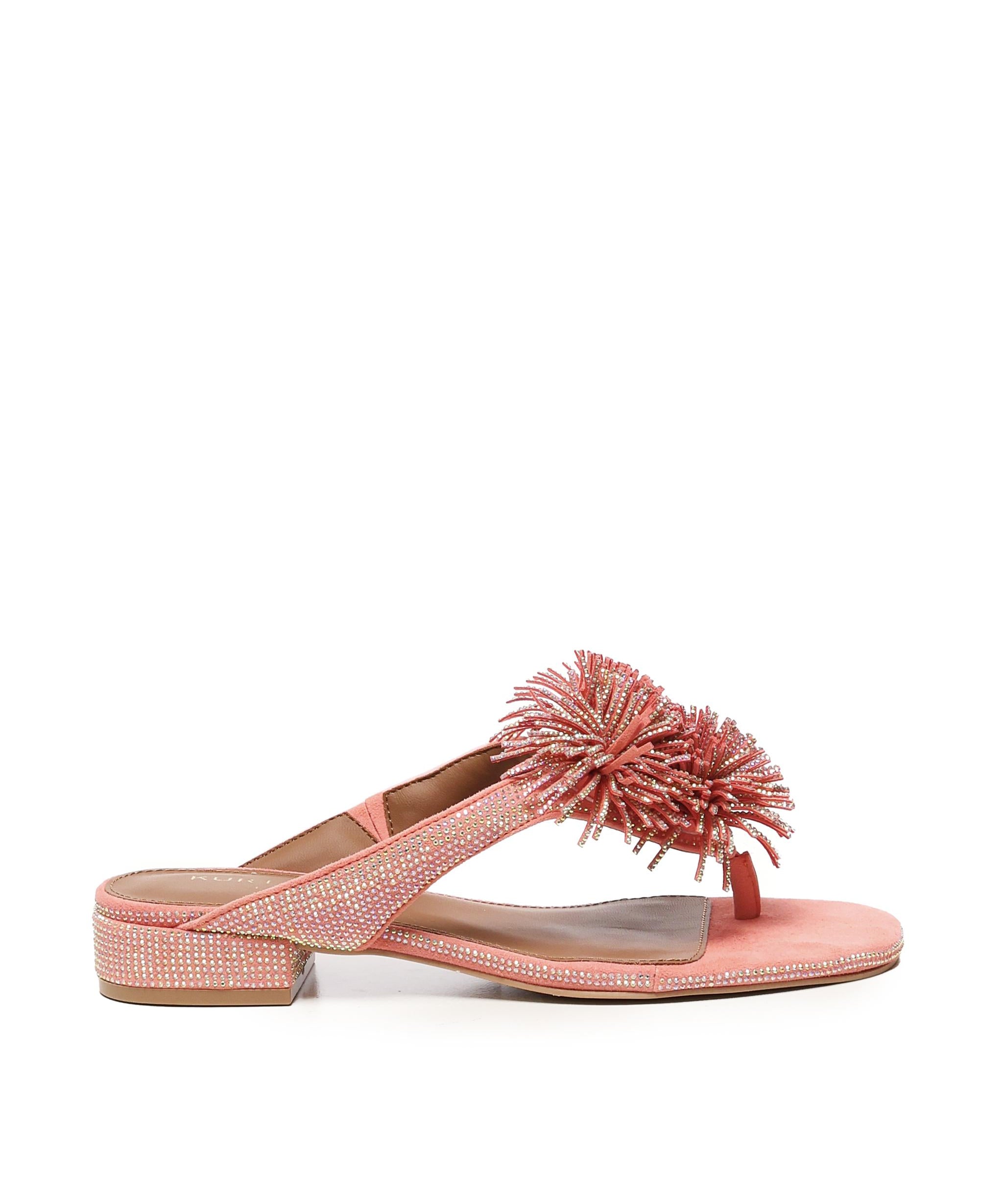 Infradito con pompon 4365596209 PEACH KURT GEIGER 
