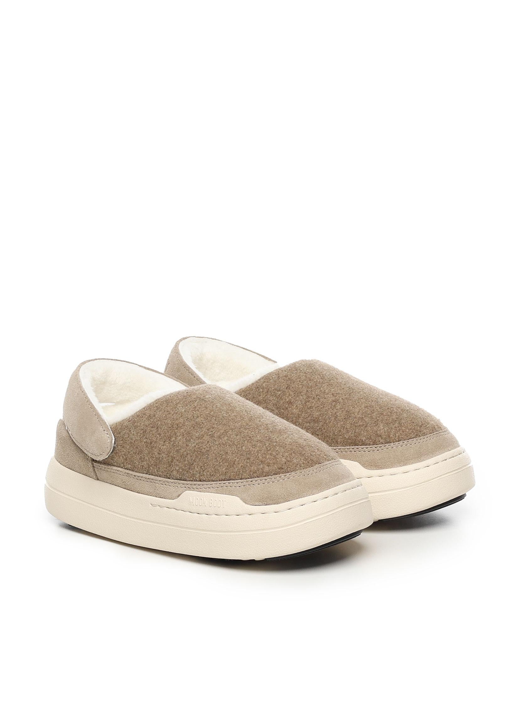 MB Park Clog Felt 80D2470090 L017 MOON BOOT 