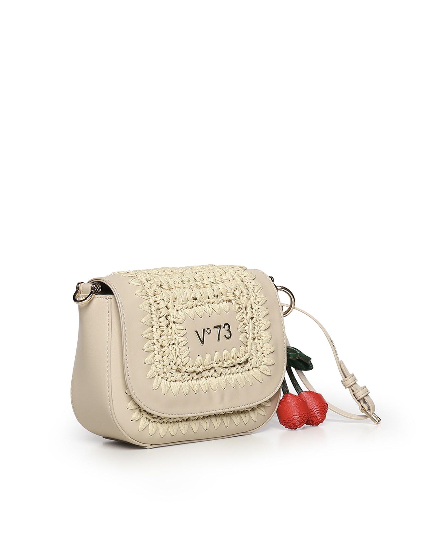 Borsa a tracolla con logo 73BS9M304 ALISYAOFF WHITE V° 73 