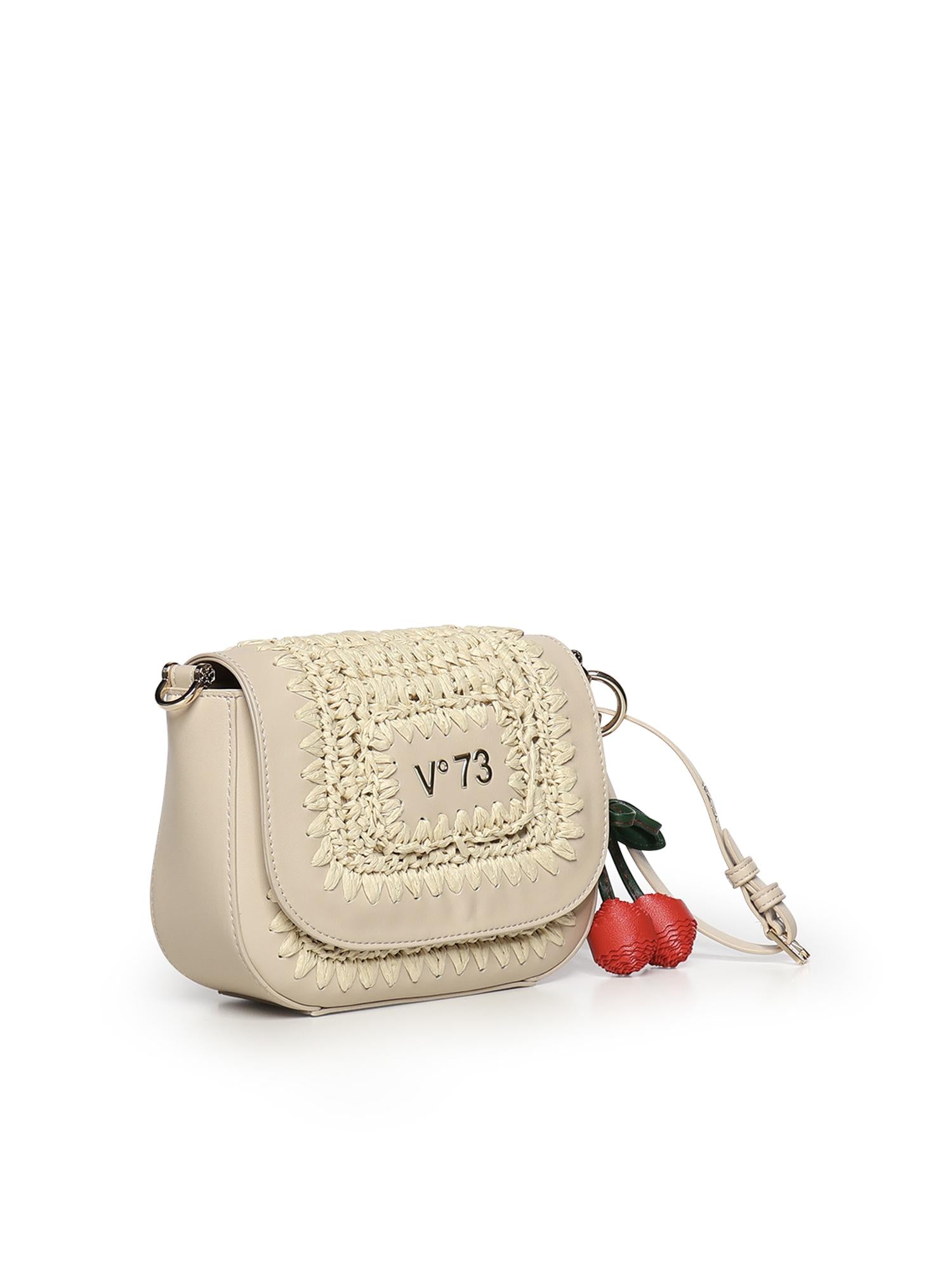 Borsa a tracolla con logo 73BS9M304 ALISYAOFF WHITE V° 73 