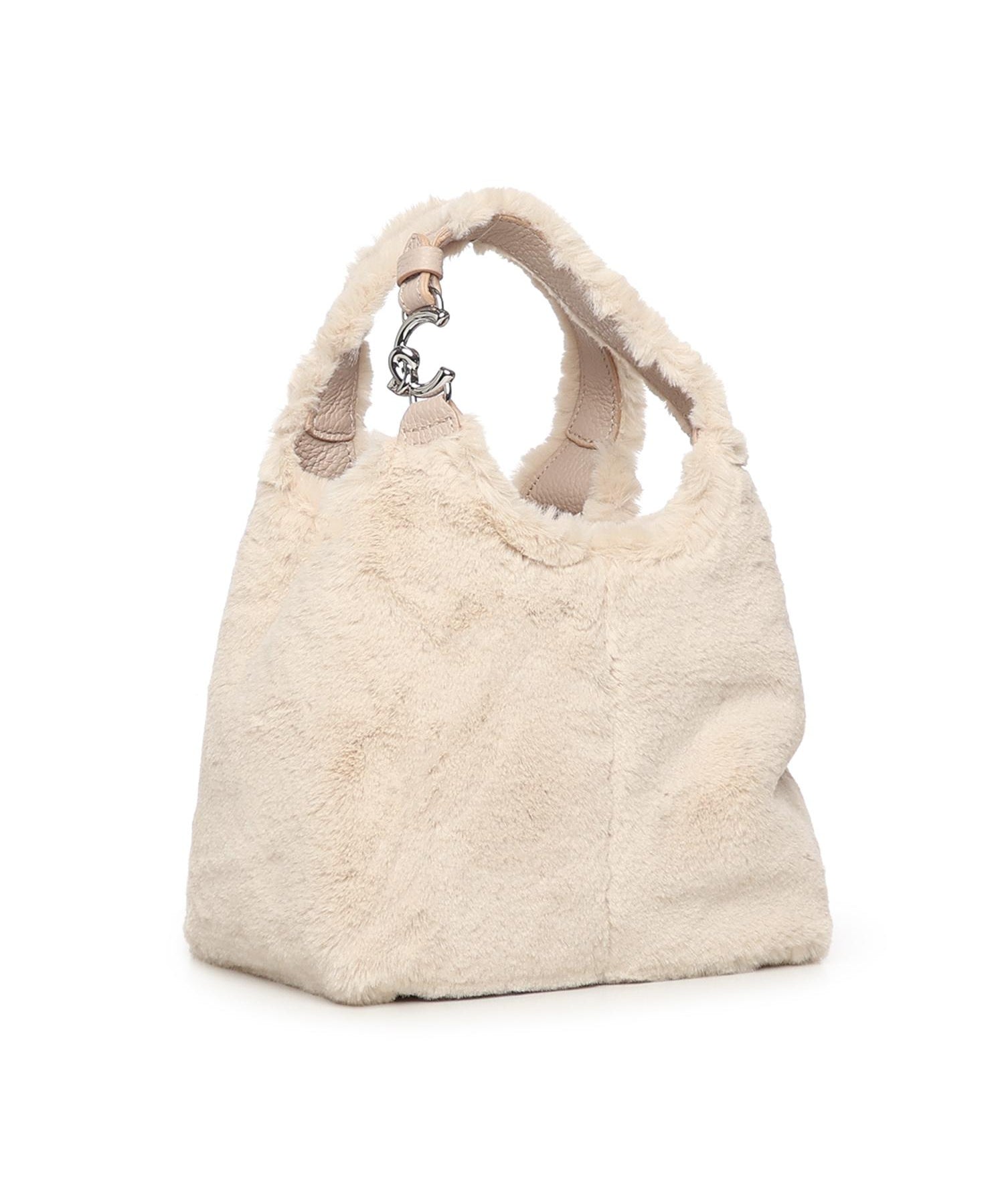 Borsa C-Easy in pelliccia sintetica e pelle E1THD580101 339 COCCINELLE 