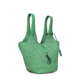Borsa tote in rafia e viscosa 428P12005 002 POLO RALPH LAUREN 