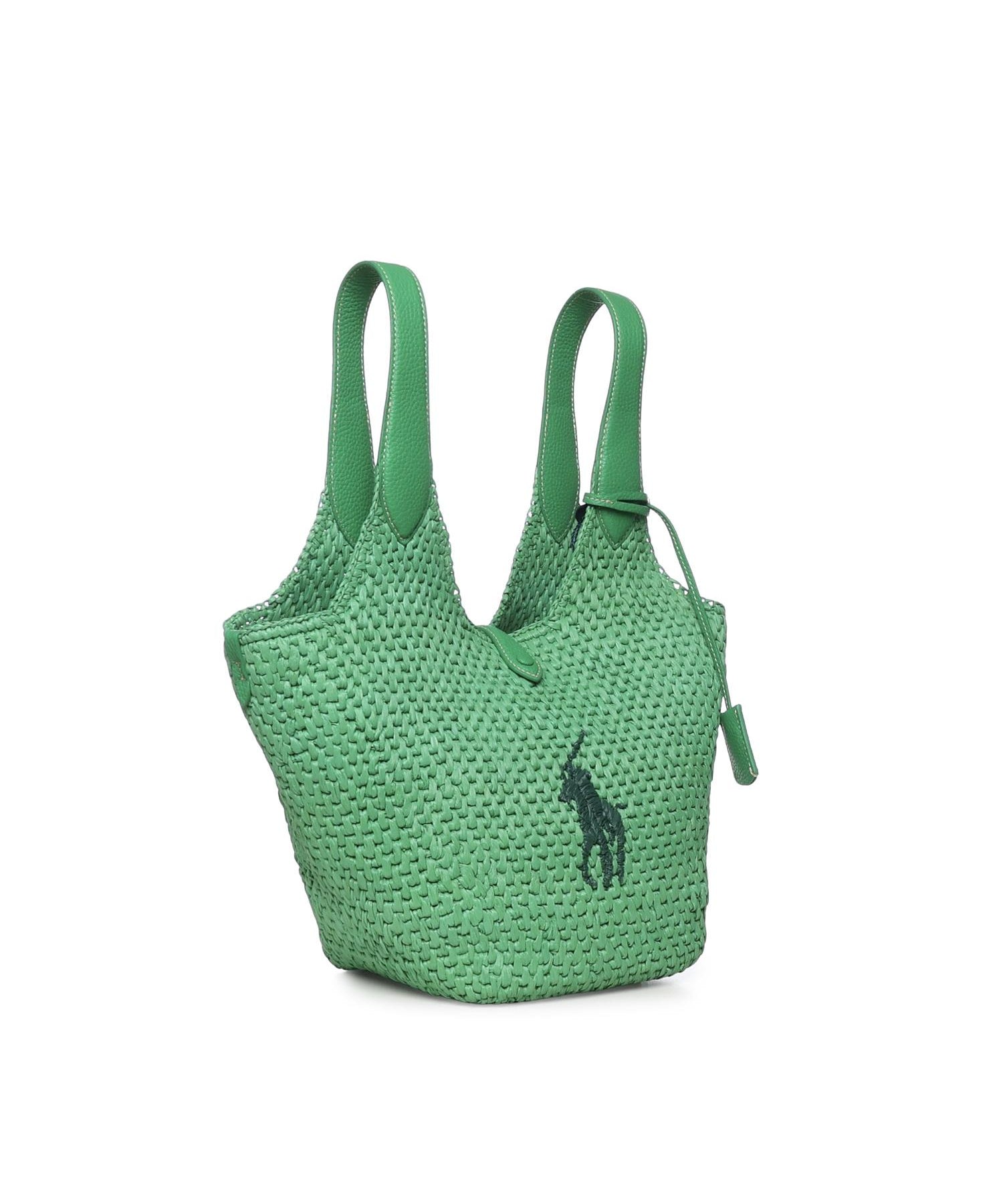 Borsa tote in rafia e viscosa 428P12005 002 POLO RALPH LAUREN 