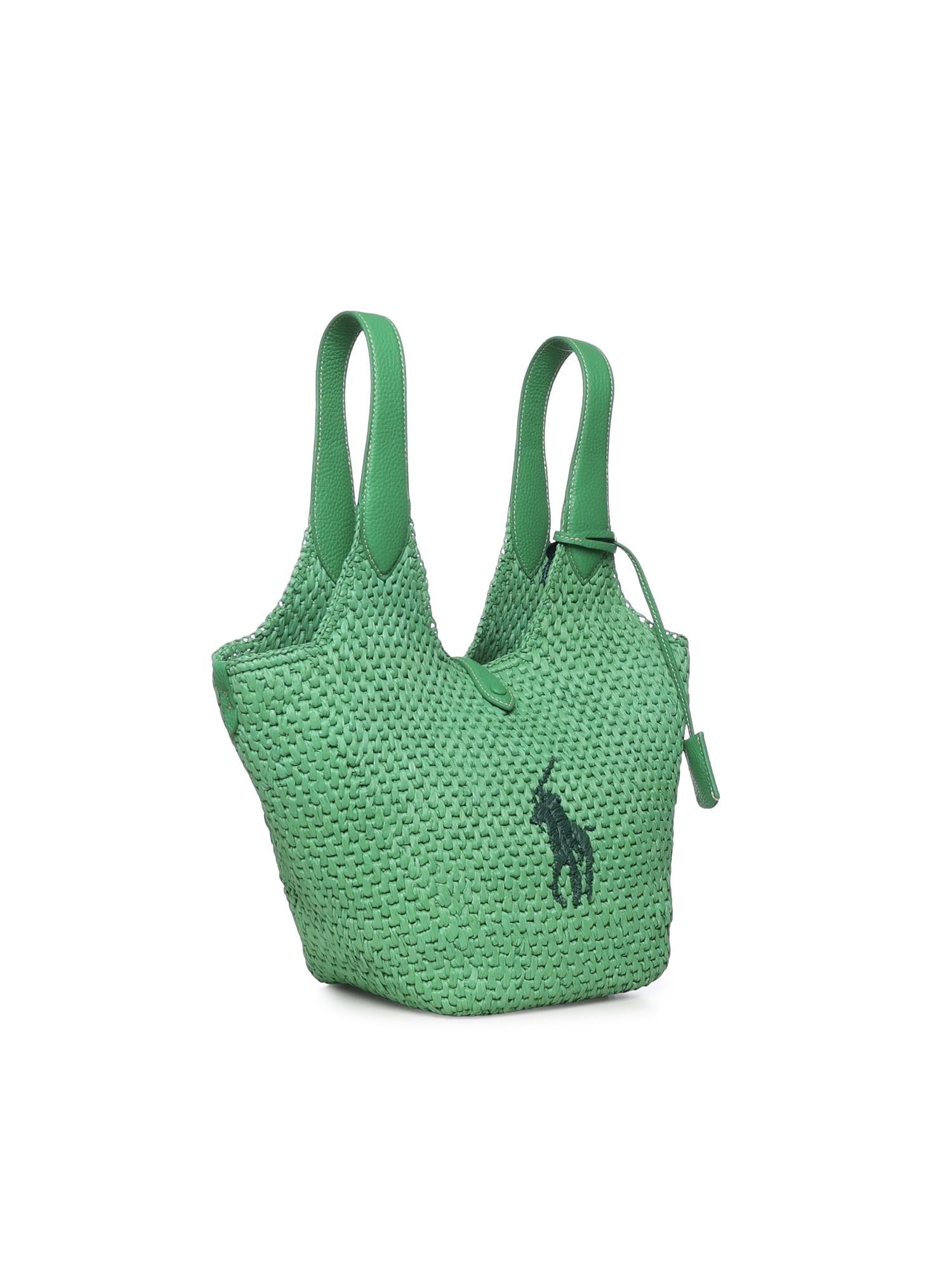 Borsa tote in rafia e viscosa 428P12005 002 POLO RALPH LAUREN 