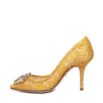 Décolleté in pizzo Bellucci Taormina con cristalli CD0101 AL19880211 DOLCE & GABBANA 
