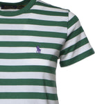 T-shirt in cotone a righe con logo 211B17779 002 POLO RALPH LAUREN 