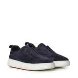 Sneaker slip-on in suede MBCD21995BART SEYU60 SANTONI 