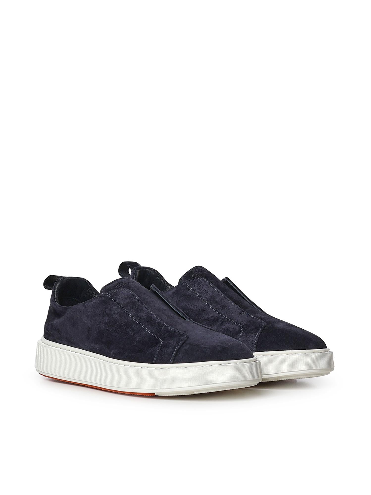 Sneaker slip-on in suede MBCD21995BART SEYU60 SANTONI 