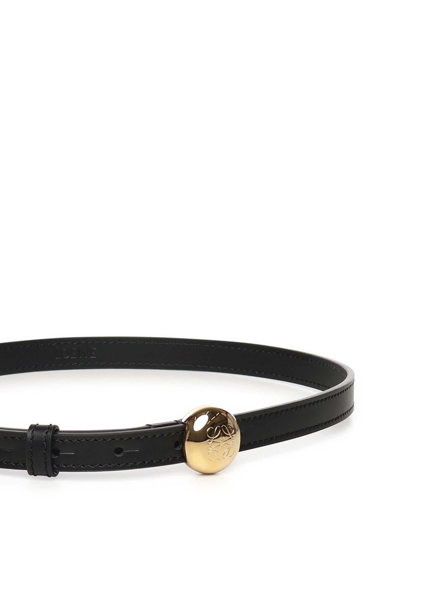 Cintura Pebble in pelle di vitello E619Z16X17 1206 LOEWE 