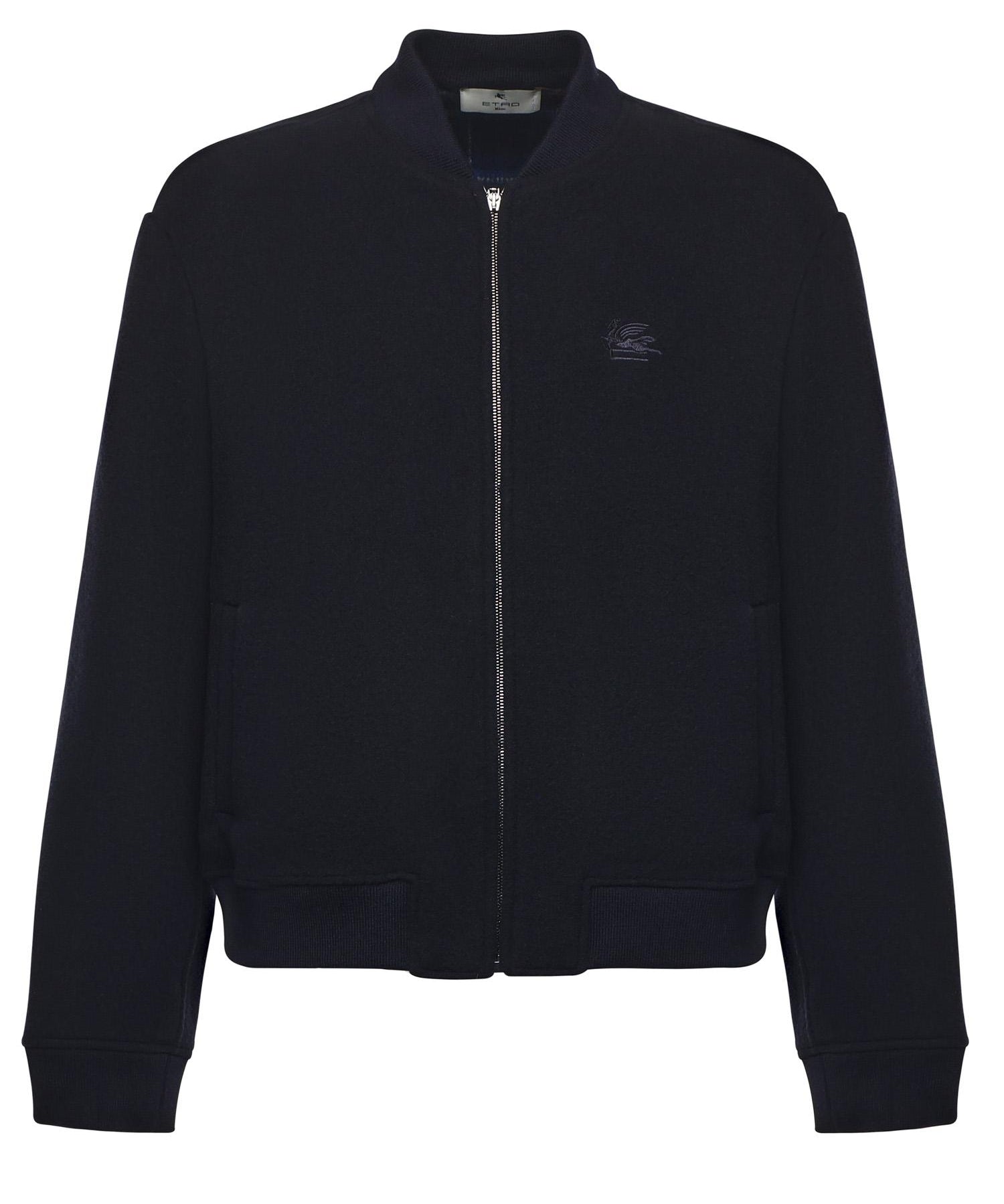 Bomber in lana con logo ricamato MRBA0016 99TQB69S9885 ETRO 