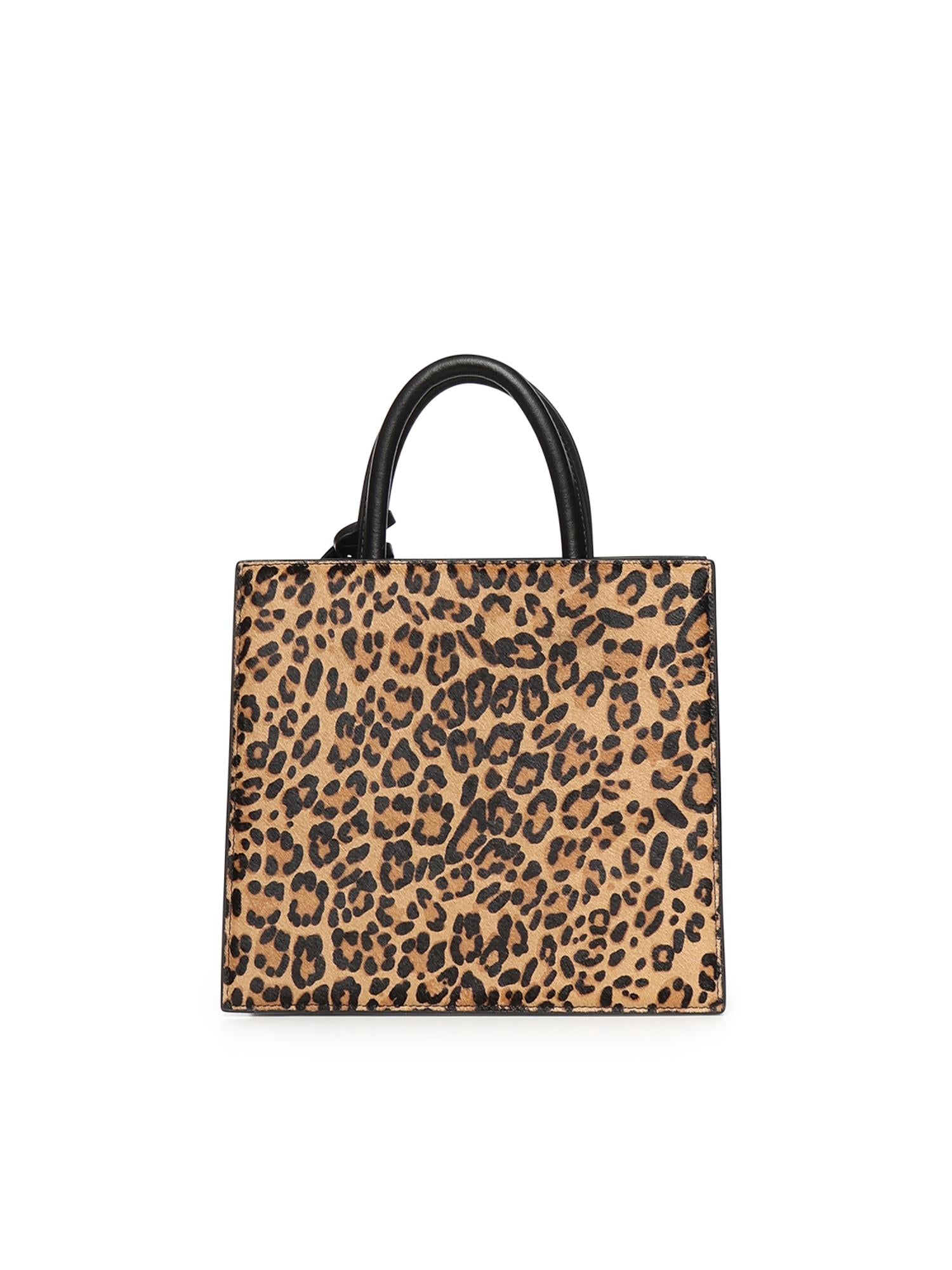 Borsa Shop Bag Midi con stampa leopardata SHBM0001 00003L MC2 SAINT BARTH 