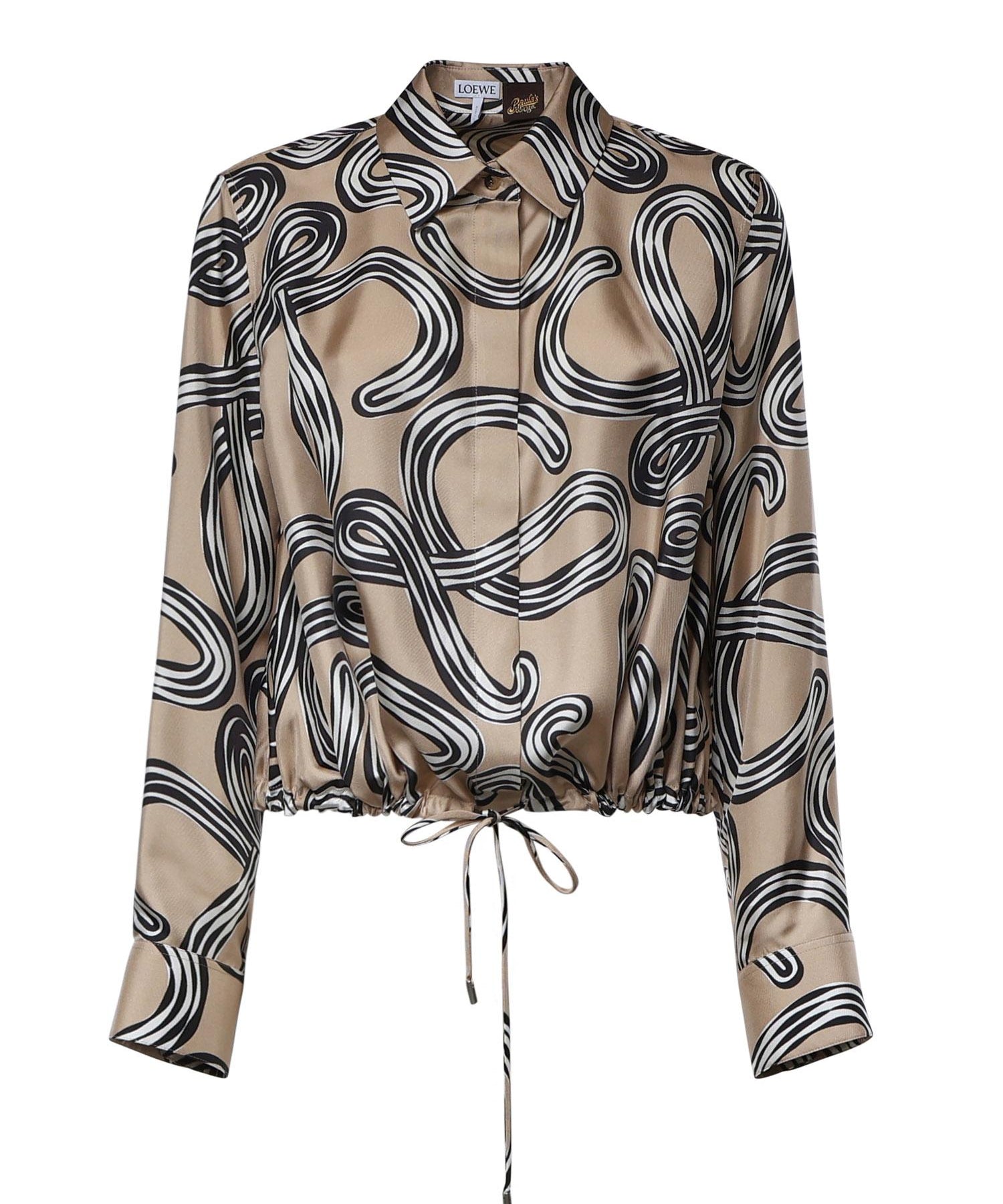 Camicia a palloncino in seta S616Y05X73 2152 LOEWE 