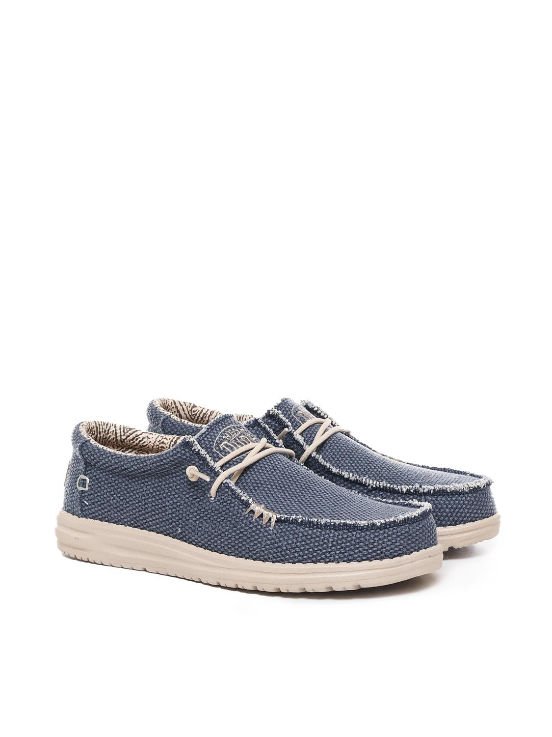 Stringate Wally in canvas HD.40003 4NM HEY DUDE 