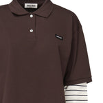 Polo in jersey MJL076 17ORF0RQM MIU MIU 